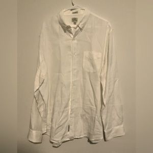 J crew linen button down shirt xl